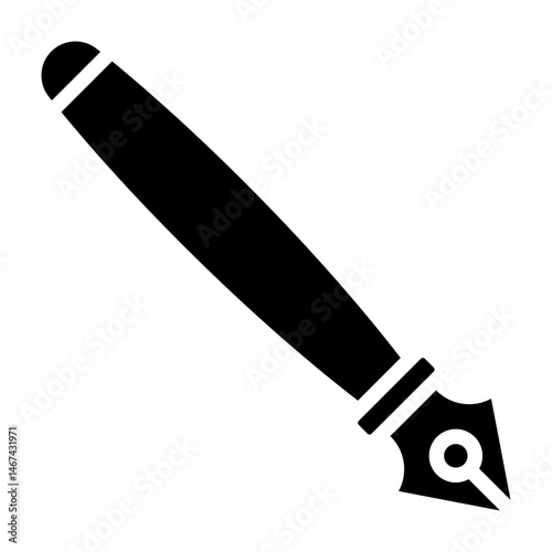 InkPen  Vector Glyph Icon Design