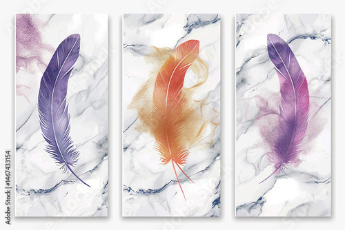Abstract artistic feather poster background. texture texture. Used for design, printing, wallpaper, cards, murals, carpets, paintings, prints, etc.