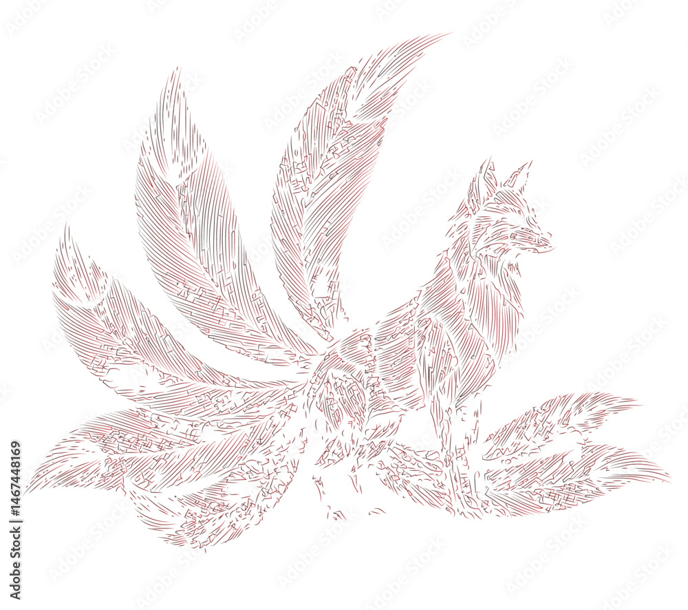 ninetails fox lines
