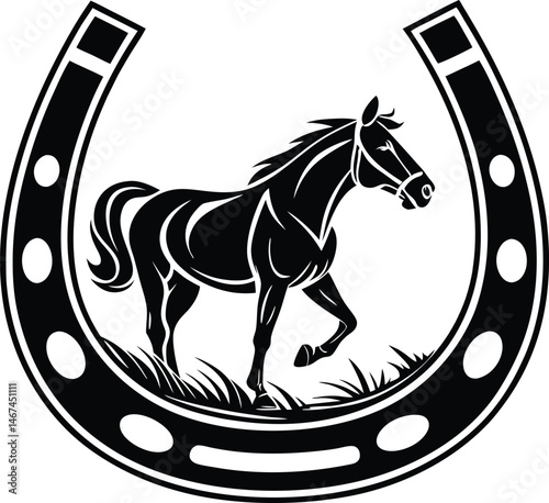 Horse element bundle vector design.