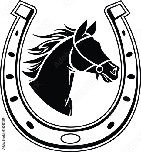 Horse element bundle vector design.