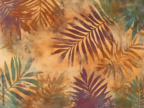 11. Hand-dyed batik pattern in earthy colors
