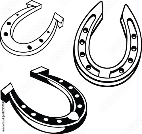 Horse element bundle vector design.