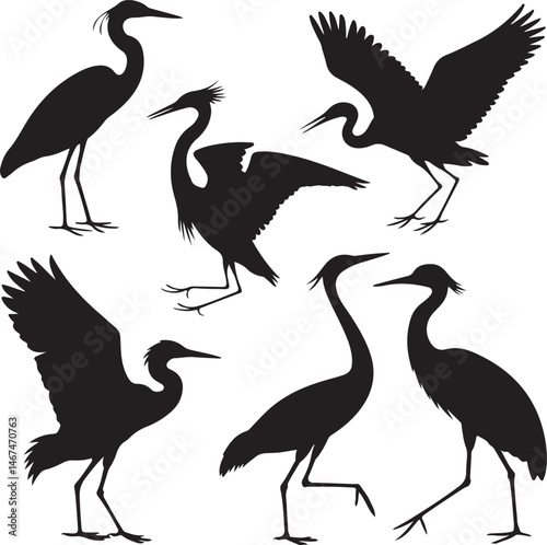 Heron Silhouette SVG – Elegant Bird Vector for Nature Designs

Flying Heron Clipart – Wildlife SVG for Crafts & Prints

Wading Bird Vector – Heron Design for Nature & Bird Lovers

Heron Standing SVG –