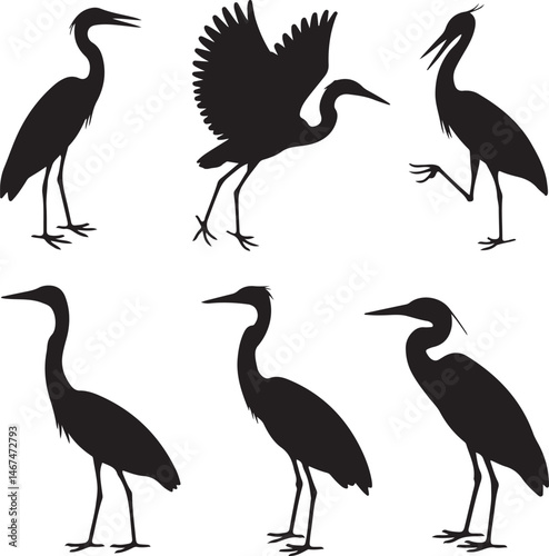Heron Silhouette SVG – Elegant Bird Vector for Nature Designs

Flying Heron Clipart – Wildlife SVG for Crafts & Prints

Wading Bird Vector – Heron Design for Nature & Bird Lovers

Heron Standing SVG –