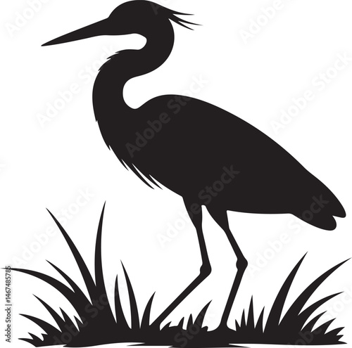 Heron Silhouette SVG – Elegant Bird Vector for Nature Designs

Flying Heron Clipart – Wildlife SVG for Crafts & Prints

Wading Bird Vector – Heron Design for Nature & Bird Lovers

Heron Standing SVG –