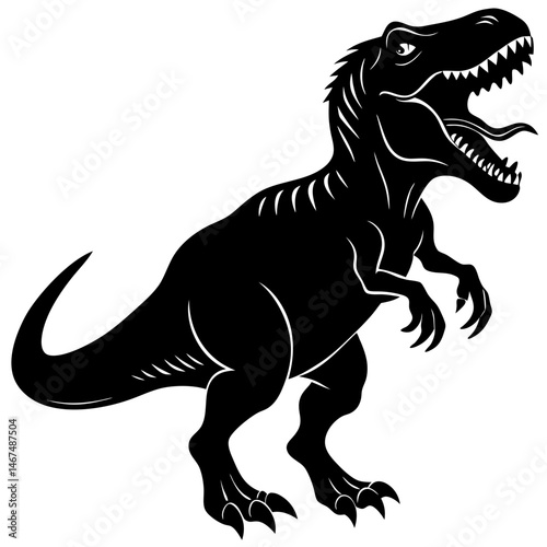 tyrannosaurus rex dinosaur vector