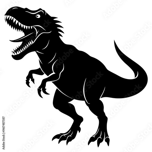 tyrannosaurus rex dinosaur vector