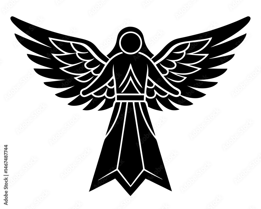 Obraz premium angel with wings