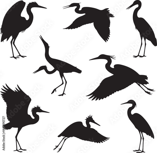 Heron Silhouette SVG – Elegant Bird Vector for Nature Designs

Flying Heron Clipart – Wildlife SVG for Crafts & Prints

Wading Bird Vector – Heron Design for Nature & Bird Lovers

Heron Standing SVG –