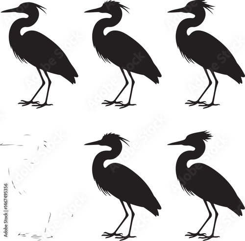 Heron Silhouette SVG – Elegant Bird Vector for Nature Designs

Flying Heron Clipart – Wildlife SVG for Crafts & Prints

Wading Bird Vector – Heron Design for Nature & Bird Lovers

Heron Standing SVG –