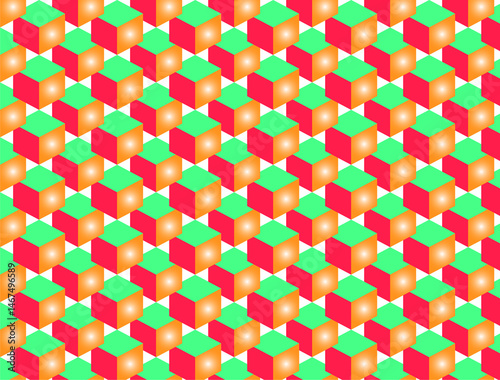 visually striking image showcasing a 3D cube pattern. This design is Perfect for backgrounds, wallpapers, or designs seeking a look. #3DCube #Pattern #Abstract #Geometric #Design #Wallpaper r