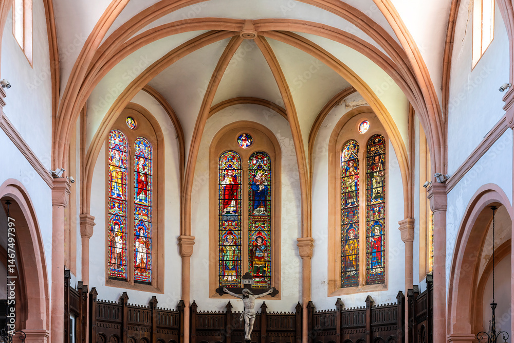 Chor der ehemaligen Abteikirche in Senones