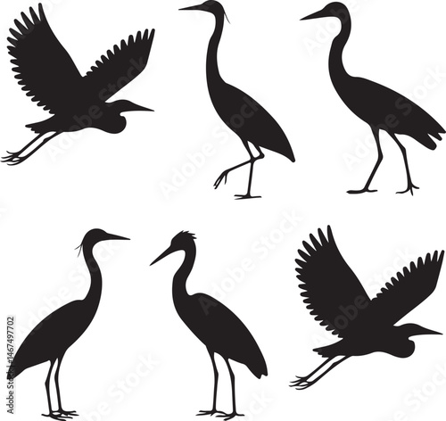 Heron Silhouette SVG – Elegant Bird Vector for Nature Designs

Flying Heron Clipart – Wildlife SVG for Crafts & Prints

Wading Bird Vector – Heron Design for Nature & Bird Lovers

Heron Standing SVG –