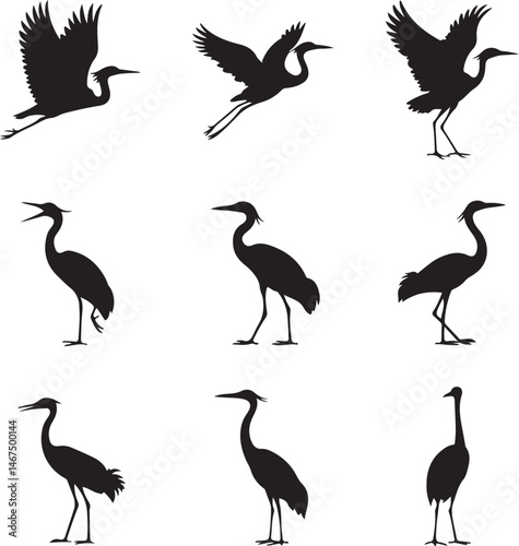 Heron Silhouette SVG – Elegant Bird Vector for Nature Designs

Flying Heron Clipart – Wildlife SVG for Crafts & Prints

Wading Bird Vector – Heron Design for Nature & Bird Lovers

Heron Standing SVG –