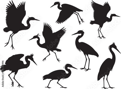 Heron Silhouette SVG – Elegant Bird Vector for Nature Designs

Flying Heron Clipart – Wildlife SVG for Crafts & Prints

Wading Bird Vector – Heron Design for Nature & Bird Lovers

Heron Standing SVG –