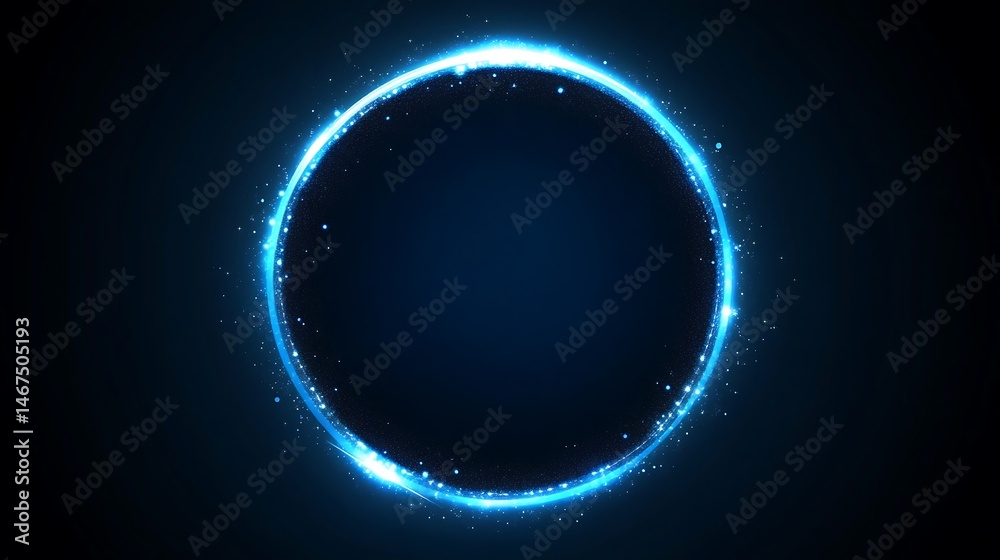 Obraz premium Abstract glowing circle (12)