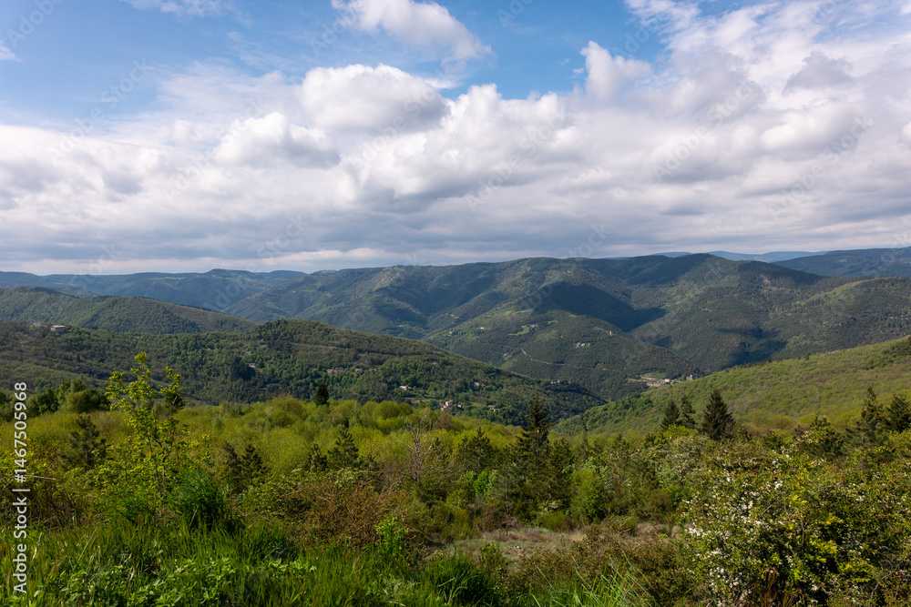 Obraz premium mountain landscape with blue sky