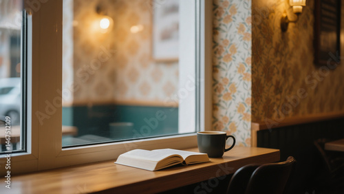 Modern living room and kitchen interior with contemporary furniture and stylish design