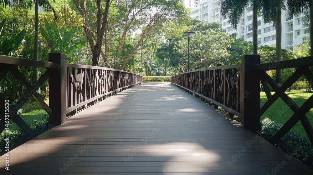 view of the bridge decorated with clouds and sunlight view of the bridge decorated with clouds and sunlight