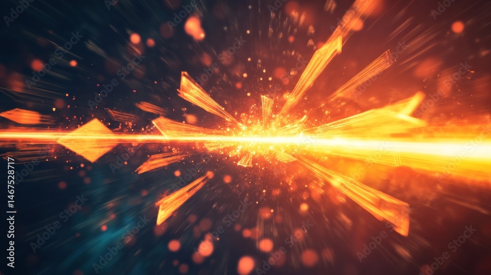 Fototapeta premium Abstract energy burst (1)
