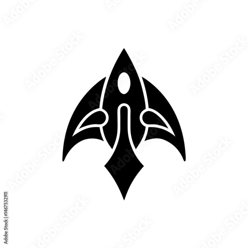 creative details Missile icon Vector Illustration