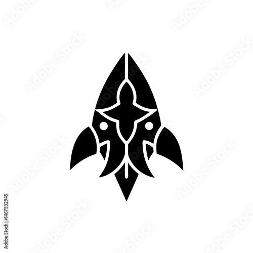 creative details Missile icon Vector Illustration