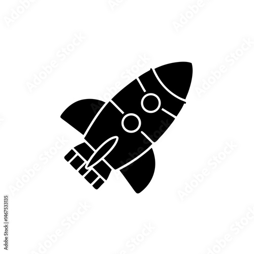 creative details Missile icon Vector Illustration