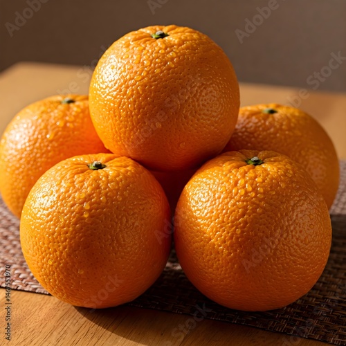oranges on the table