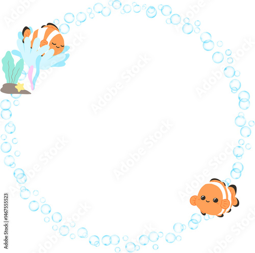Bubbles Circle with Nemo Frame