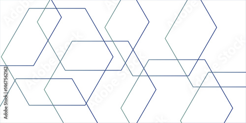 Abstract vector hexagons pattern background. Geometric simple hexagonal concept technology. Geometric themes of technology, innovation, and structure. grid tile and mosaic structure simple.