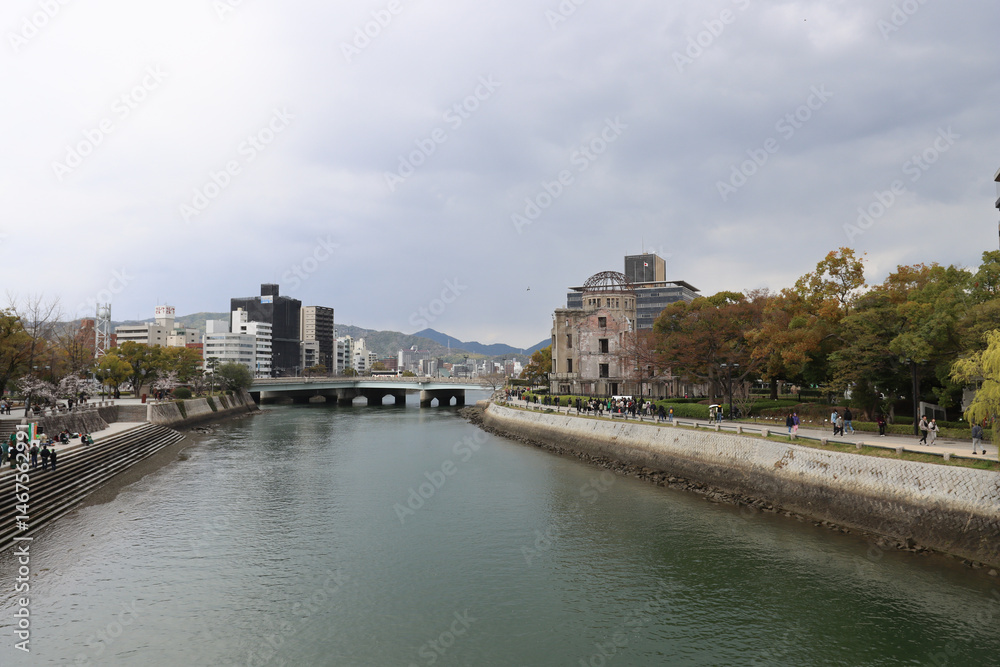 Spring time in Hiroshima, Japan Spring time in Hiroshima, Japan