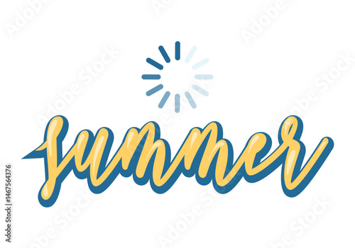  hand drawn lettering , summer time icon downloads. summer 