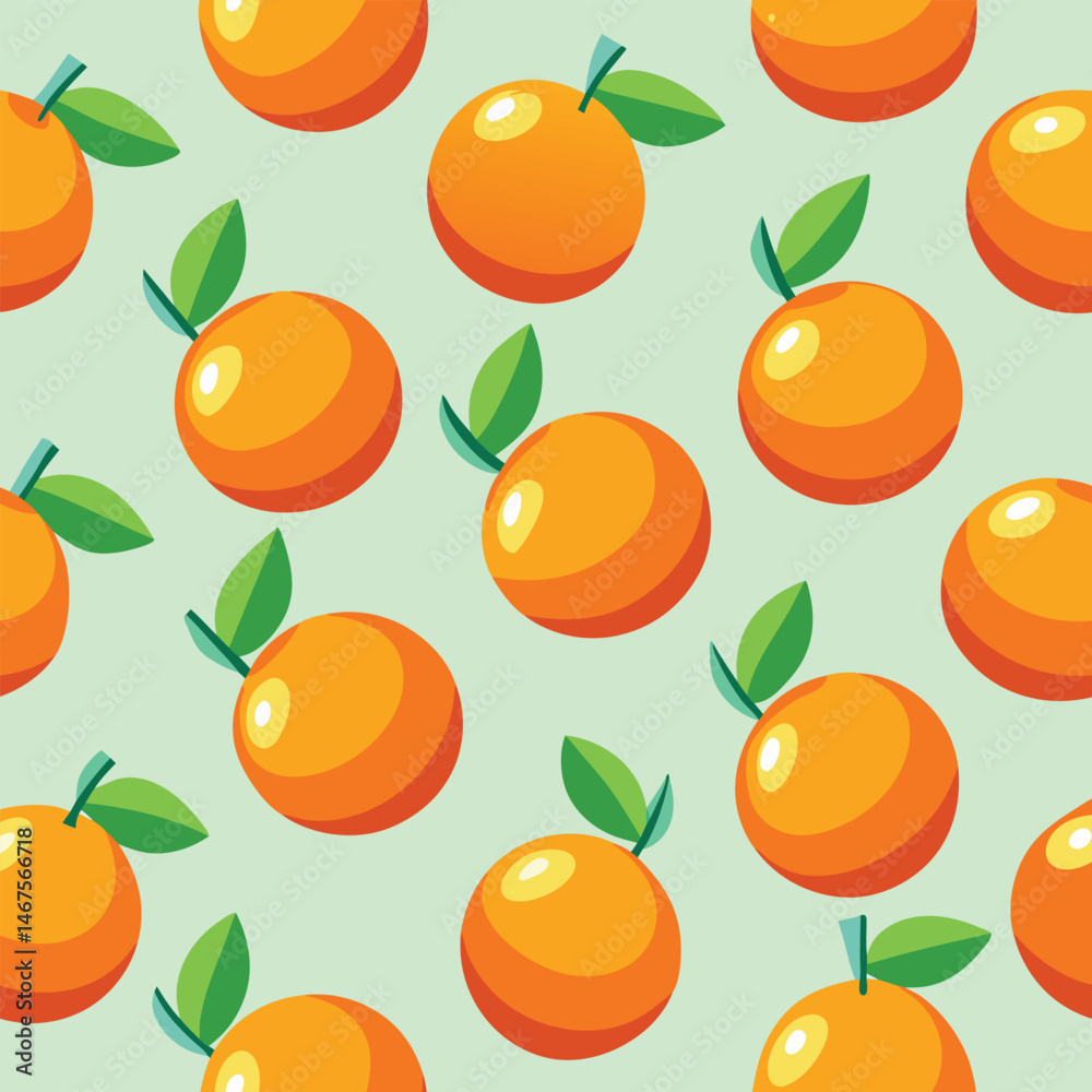 bright seamless pattern of oranges. bright seamless pattern of oranges.