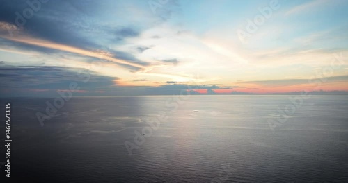 Sunset Over Tropical Beach