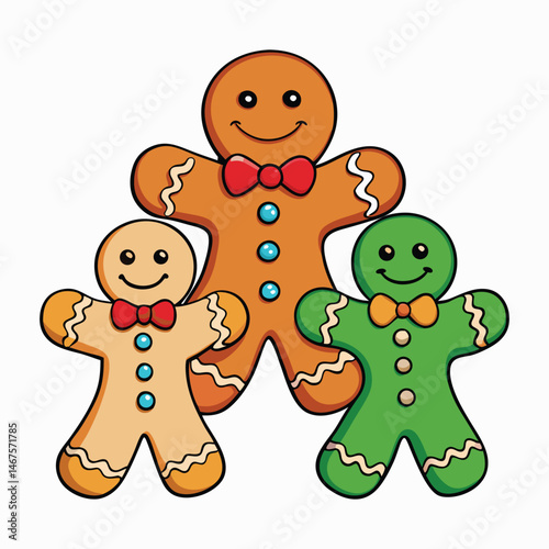 gingerbread man and girl