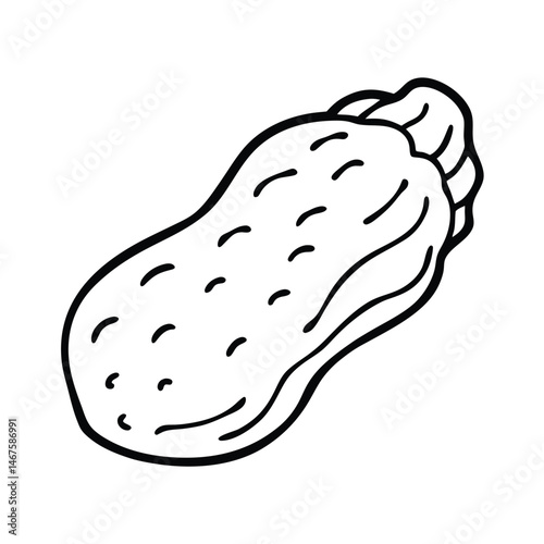 vector illustration of a elephant foot yam