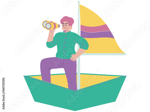Man with Visionary Mindset