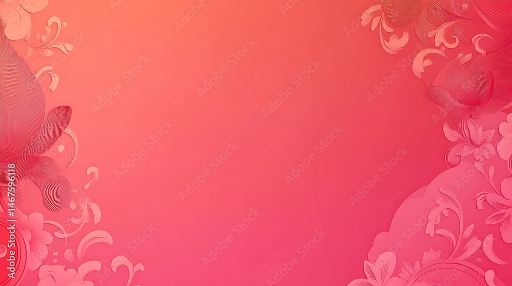 Floral gradient background Floral gradient background