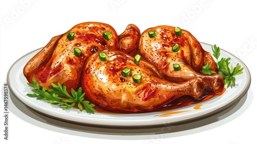 Imperial-style pork knuckle, tender and glistening