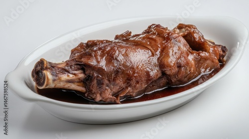 Imperial-style pork knuckle, tender and glistening