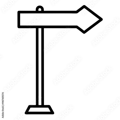 blank street sign