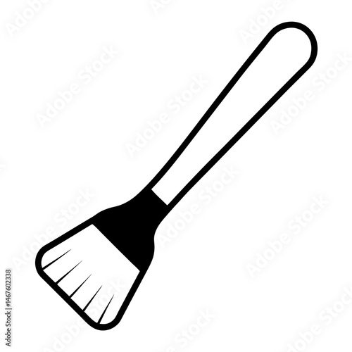 brush on white background