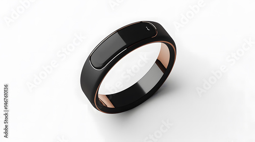 Minimalist smart ring innovative wearable tech for modern health tracking lifestyle