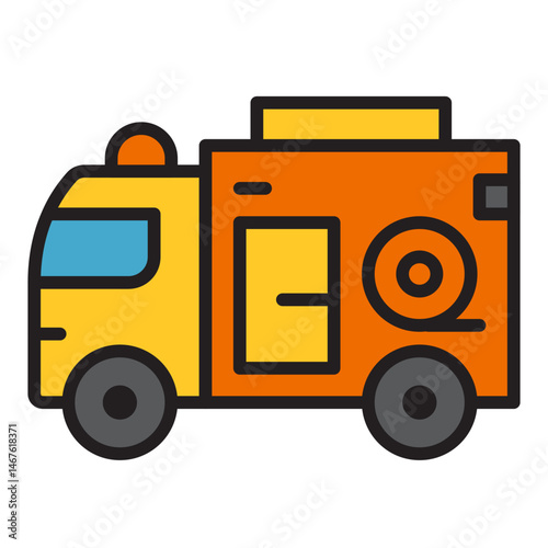 Fire truck vector illustration