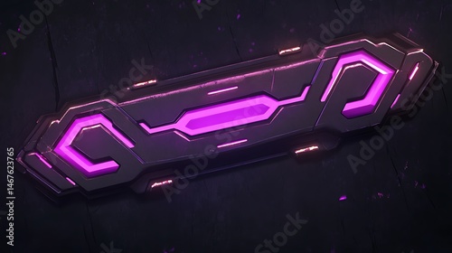 Futuristic tech panel
