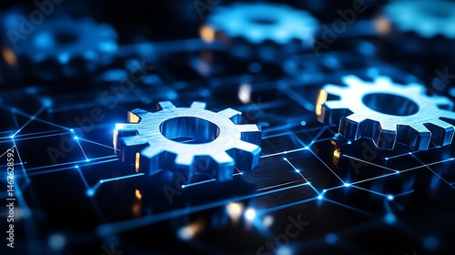 Gears on a digital network