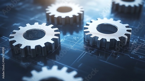 Gears on circuit board (1)