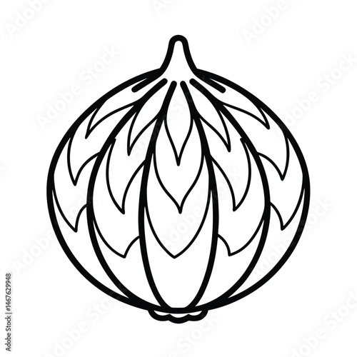 vector illustration of taro