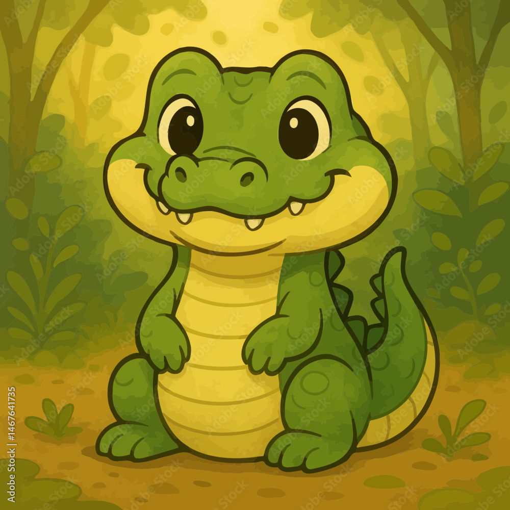 Fototapeta premium vector of croccy